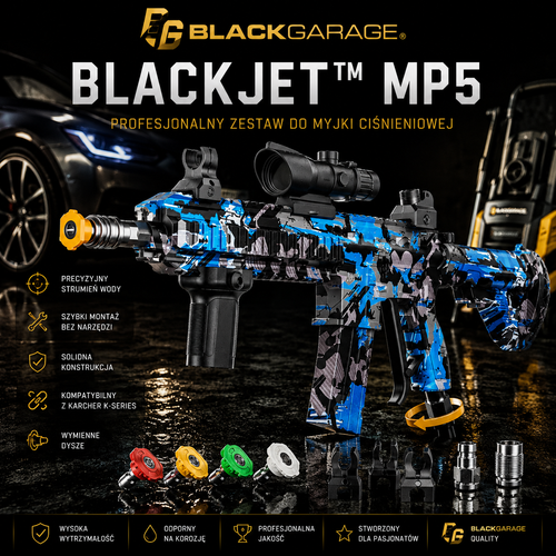 BLACKJET™ MP5 - Profesjonalny zestaw do myjki ciśnieniowej