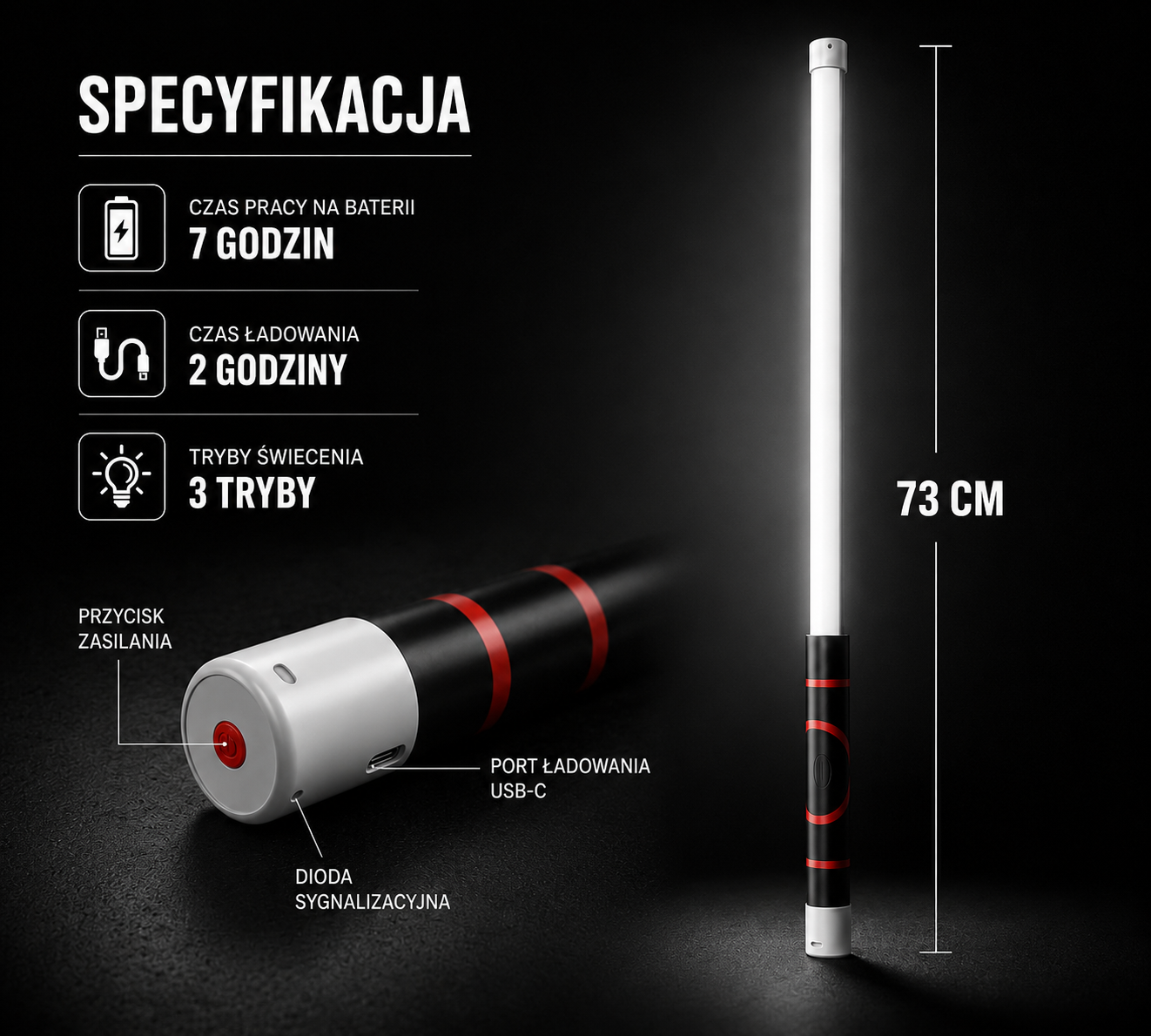 GARAGEBEAM® – Elastyczna Latarka LED