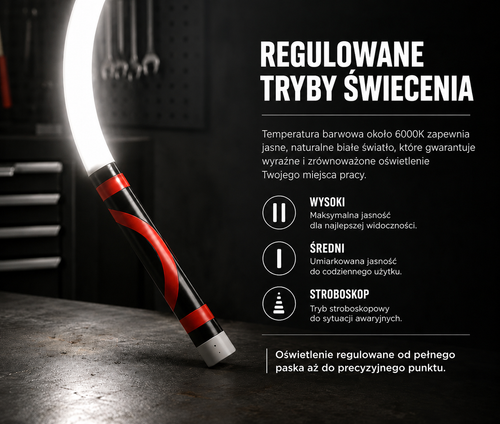 GARAGEBEAM® – Elastyczna Latarka LED
