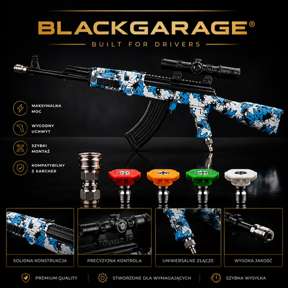 BLACKJET AK™ - Profesjonalny zestaw do myjki ciśnieniowej