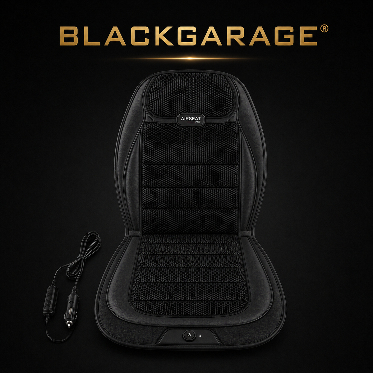AirSeat Pro™ - Wentylowana nakładka chłodząca do fotela samochodowego.